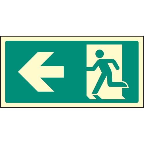 Intermediate Fire Exit Marker - Arrow Left