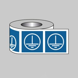 Earth Labels - Blue