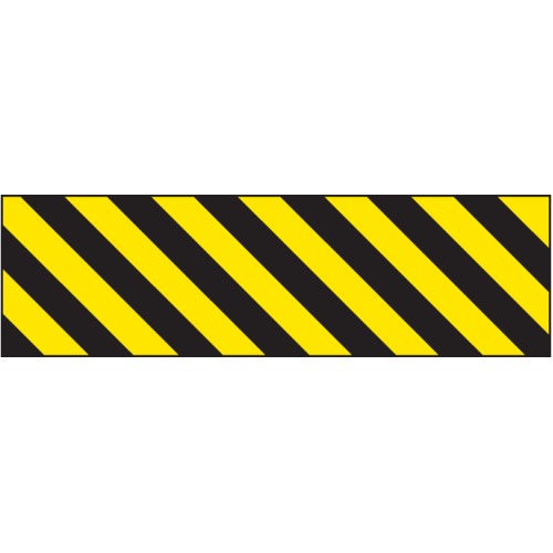 Hazard Marker (Right Hand) - Reflective Aluminium