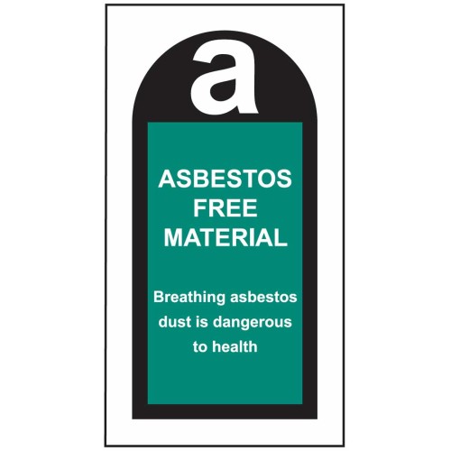 Asbestos Free Material Labels
